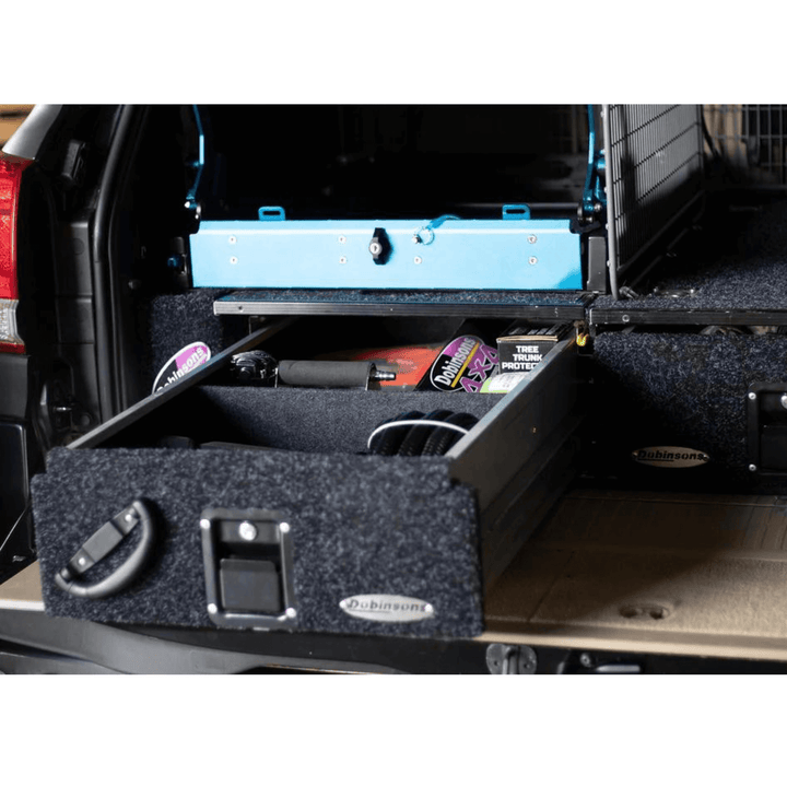 Rear Dual Roller Drawer System Lexus GX460 2010-2021 with Fridge Slide with rear A/C system