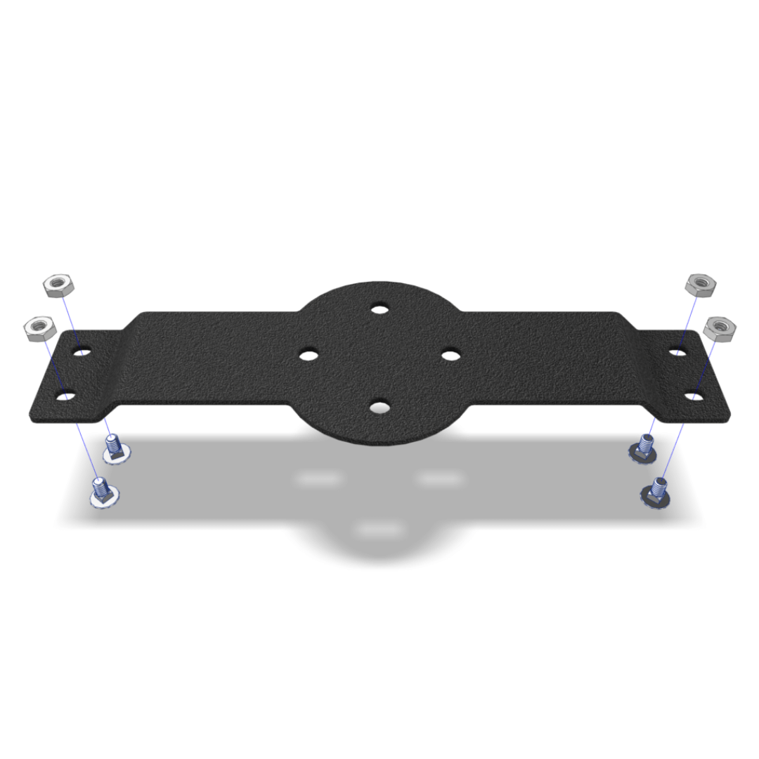 Prinsu RotopaX Mount - Dual Crossbar Mount