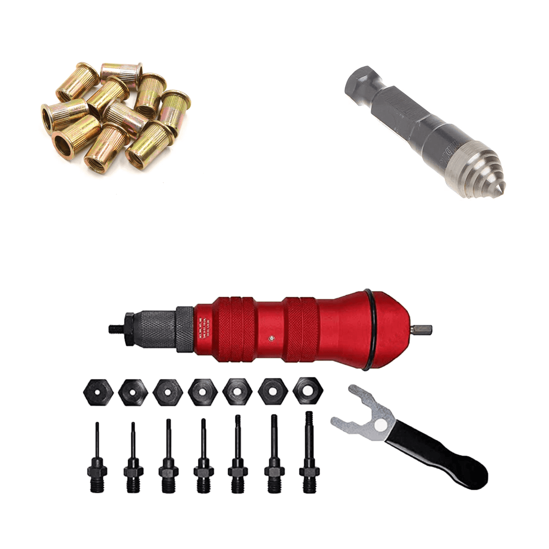 Ri Ratcheting Rivet Nut Insert Kit Rivet Nut Installation Kit | Van Conversion Tools | Adventure Rig Shop