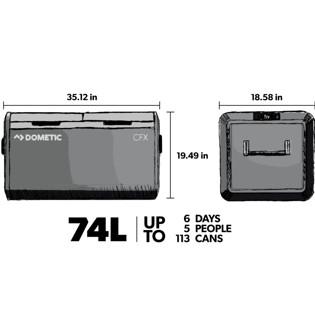 Dometic CFX3 75DZ Cooler/Freezer