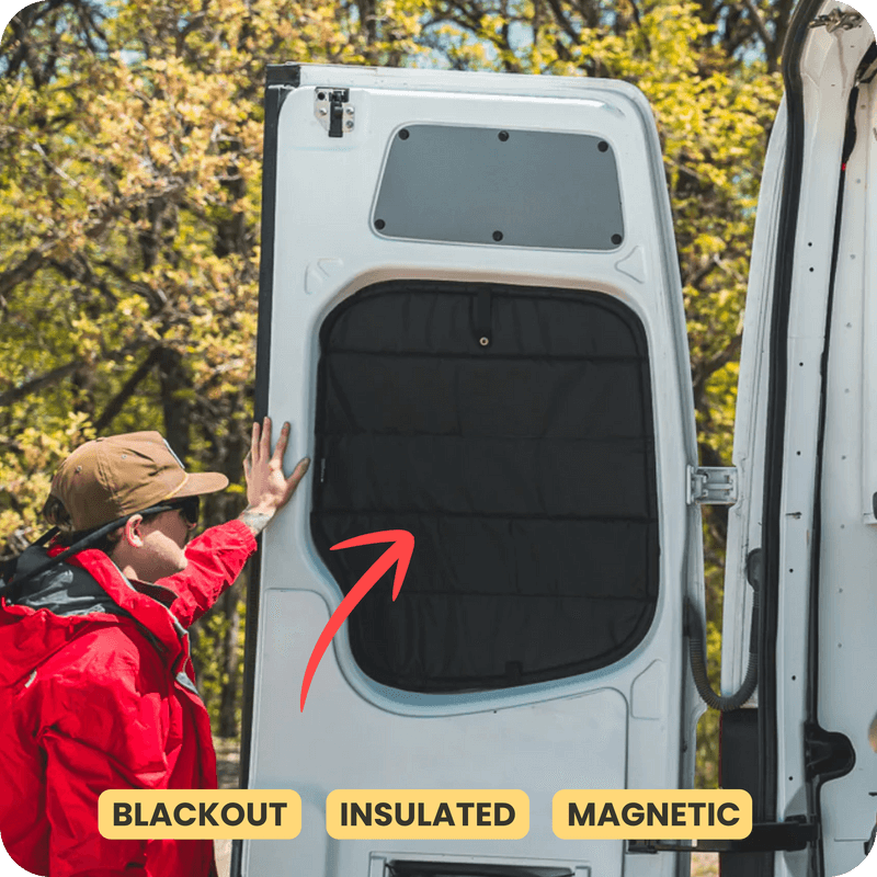 Enhance Your Van Life with Wanderful Sprinter Rear Window Cover Set ...