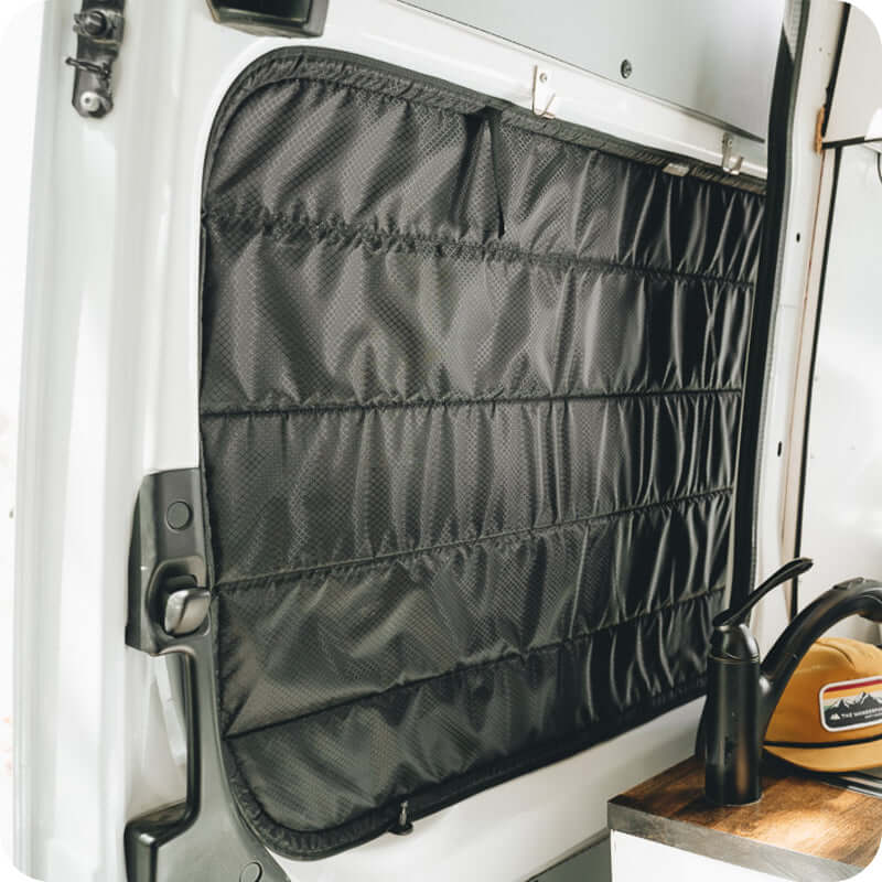 Window Driving Rig Sprinter Sliding Window Door Cover | The Wanderful Van Life Window ...