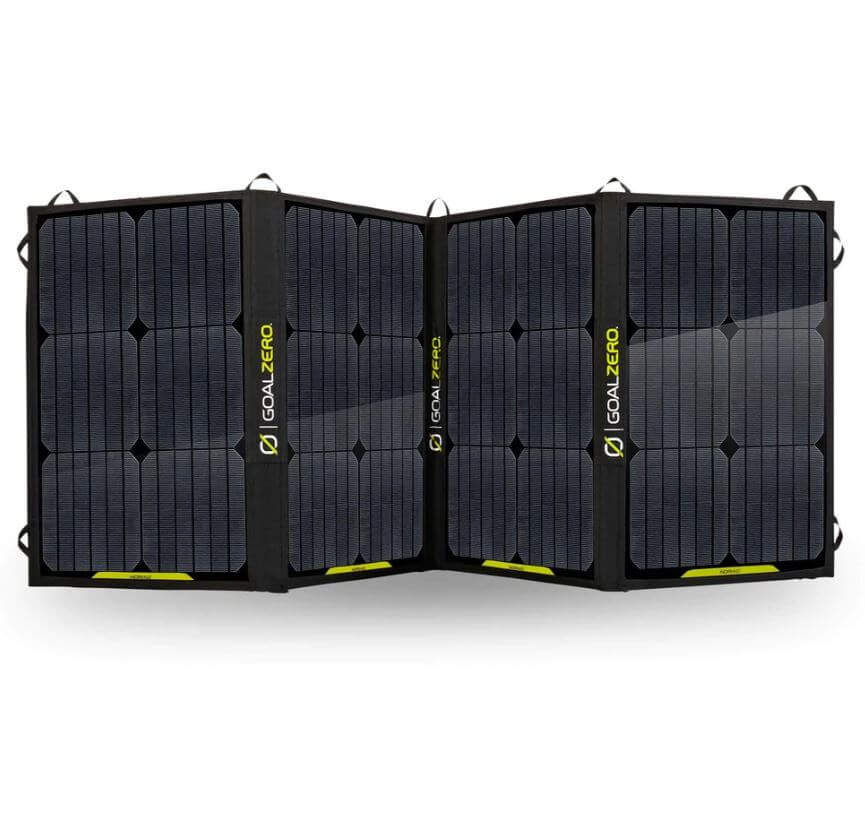 Mock Solar Panel Rig Goal Zero Nomad 100 Solar Panels | Reliable Off-Grid Power for ...