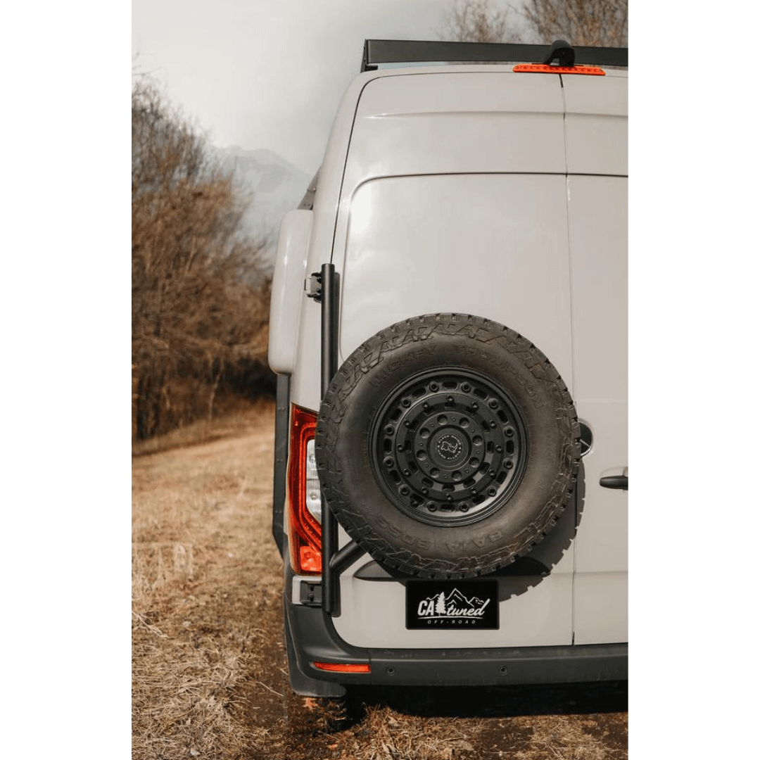 Sprinter Van Rear Hand Rails CATuned Off-Road Sprinter Rear Tire Carrier | Perfect Addition to Your ...